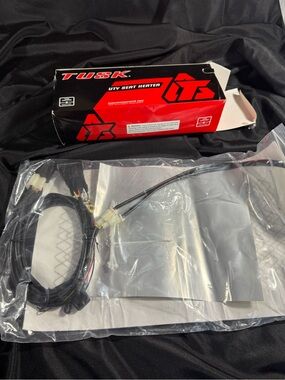 Tusk UTV Seat Heater Kit - Black and Red Wiring